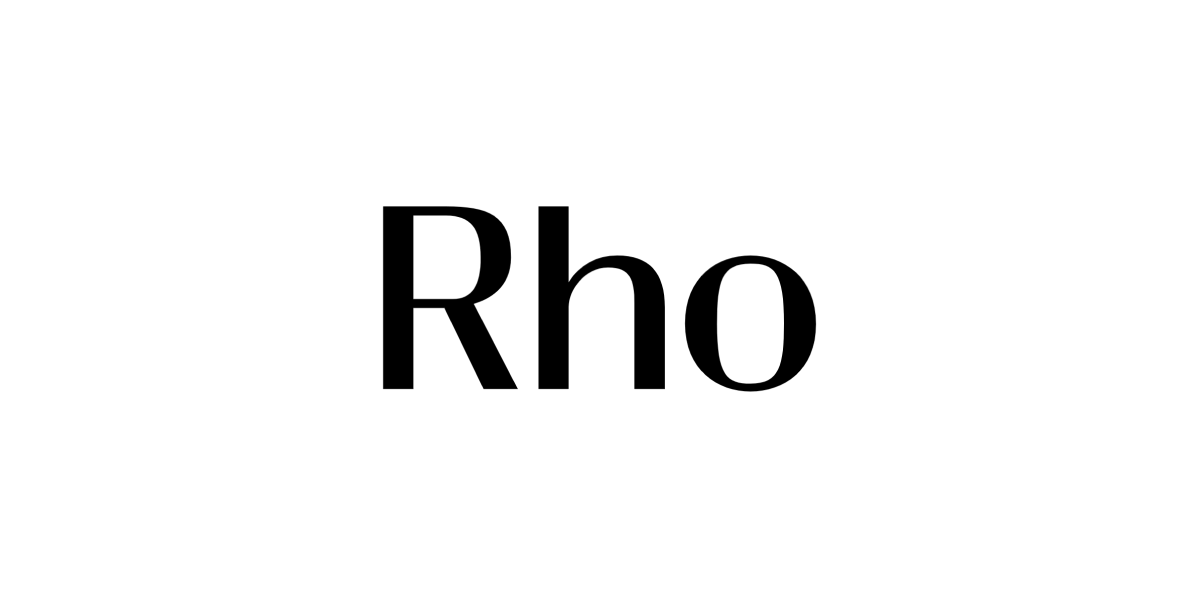 Logo de Rho